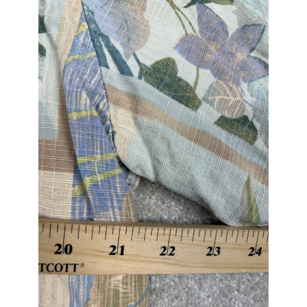 Tori Richard Honolulu Mens Large Silk Button Up Shirt Patchwork Floral Hawaiian - Picture 3 of 8